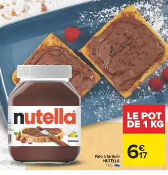 Carrefour Nutella pâte à tartiner offre