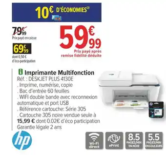 Carrefour Hp imprimante multifonction offre