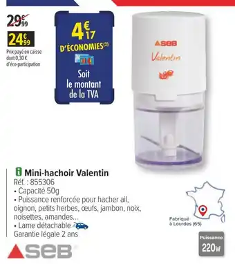 Seb mini-hachoir valentin