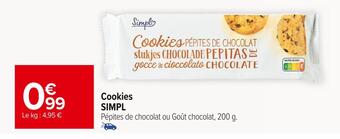 Carrefour Market Simpl cookies offre