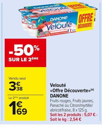 Carrefour Market Danone velouté offre découverte offre