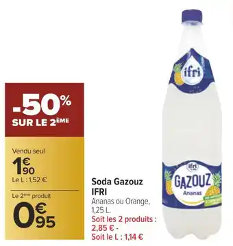 Carrefour Ifri soda gazouz offre