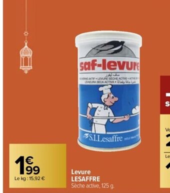Carrefour Levure LESAFFRE offre