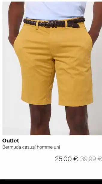 Bermuda casua homme