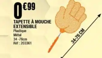 La Foir'Fouille TAPETTE À MOUCHE EXTENSIBLE offre