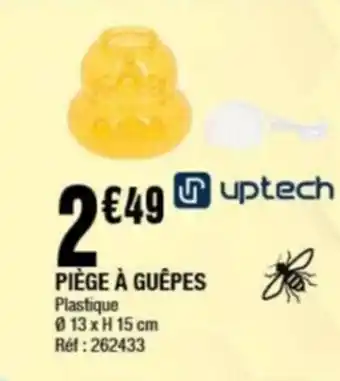 La Foir'Fouille PIÈGE À GUÊPES Plastique 0 13 x H 15 cm Réf : 262433 offre