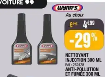 NETTOYANT INJECTION 300 ML Ref: 262428 ANTI-POLLUTION ET FUMÉE 300 ML