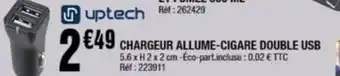 CHARGEUR ALLUME-CIGARE DOUBLE USB