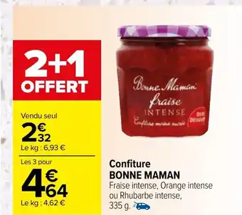 Carrefour Confiture BONNE MAMAN offre