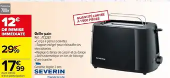 Carrefour Grille pain offre