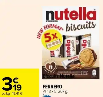 Carrefour FERRERO offre