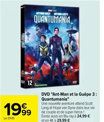 Carrefour DVD "Ant-Man et la Guêpe 3: Quantumania" offre