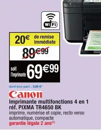 Cora x Carrefour Imprimante multifonction 4 en 1 offre