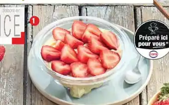 Cora x Carrefour Coupe fraises 350 g offre
