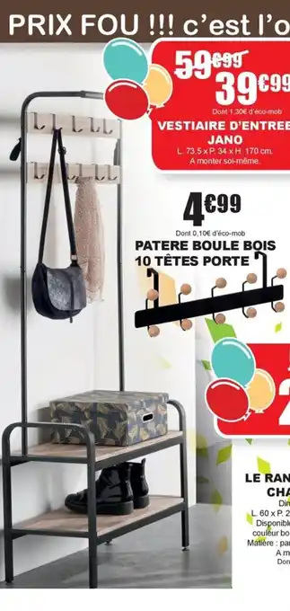 La Foir'Fouille VESTIAIRE D'ENTREE offre