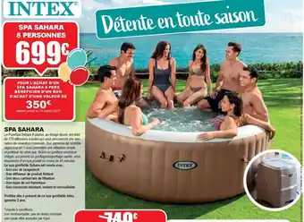 La Foir'Fouille INTEX® SPA SAHARA 8 PERSONNES offre