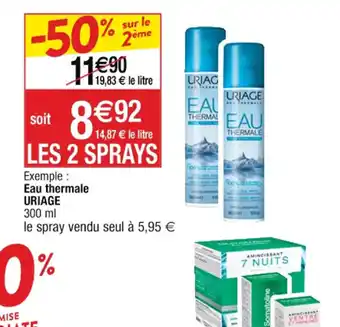 Cora x Carrefour Eau thermale URIAGE offre