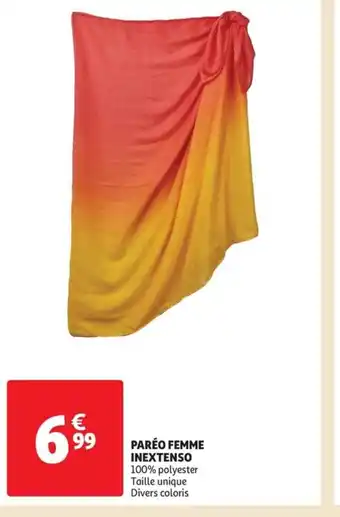 PARÉO FEMME INEXTENSO 100% polyester Taille unique Divers coloris
