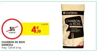 Intermarché Domédia charbon de bois offre