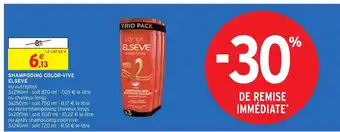 Intermarché Elseve shampooing color-vive offre
