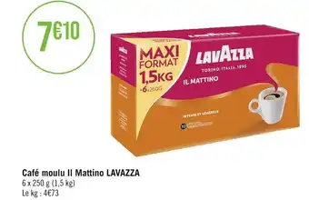 Lavazza café moulu il mattin