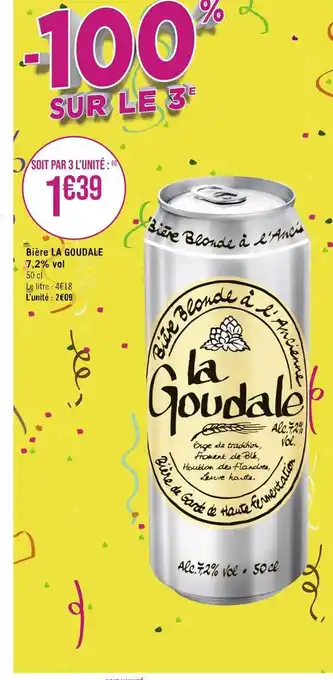 Casino Supermarchés La goudale bière 7,2% vol offre
