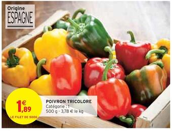 Intermarché Poivron tricolore offre