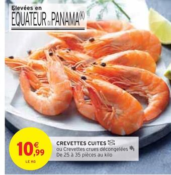 Intermarché Crevettes cuites offre