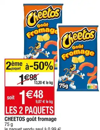 Cora x Carrefour Cheetos cheetos goût fromage offre