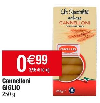 Cora x Carrefour Giglio cannelloni offre