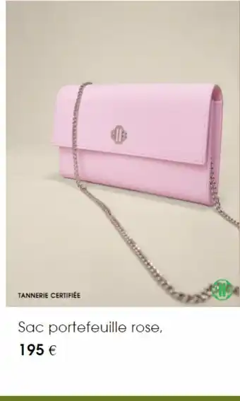 Sac portefeuille rose
