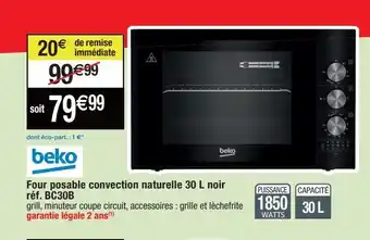 Cora x Carrefour Four posable convection 30l offre