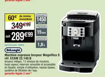 Cora x Carrefour Machine expresso delonghi offre