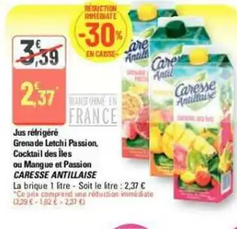 G20 Jus réfrigéré Grenade Letchi Passion, Cocktail des Îles offre