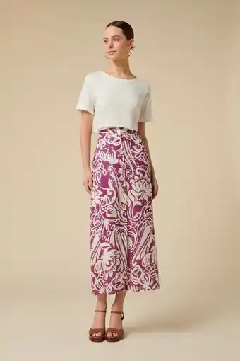 Jupe longue imprimée floral