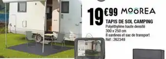 Tapis de sol camping