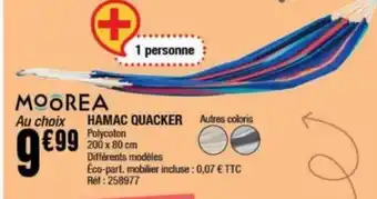 La Foir'Fouille Hamac quacker offre