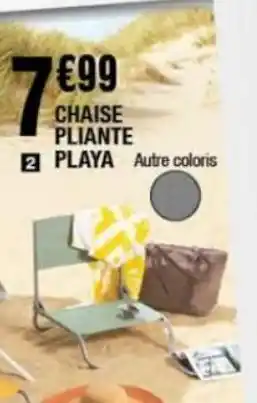 La Foir'Fouille Chaise pliante playa offre