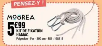 Kit de fixation hamac