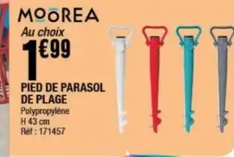 La Foir'Fouille Pied de parasol de plage offre
