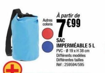 La Foir'Fouille Sac imperméable 5l offre
