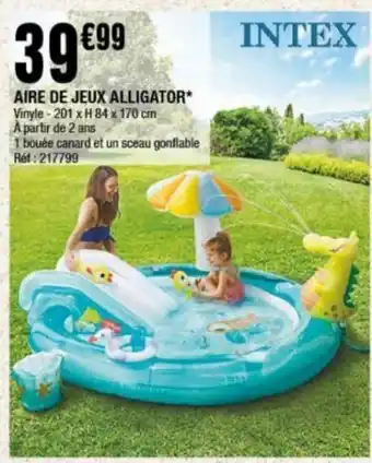 La Foir'Fouille Aire de jeux alligator offre