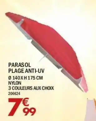 La Foir'Fouille Parasol plage anti-uv offre
