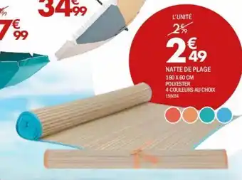 La Foir'Fouille Natte de plage offre