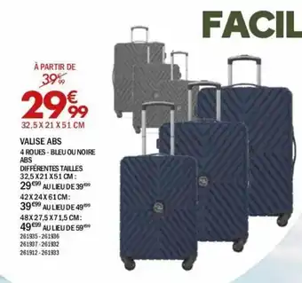 La Foir'Fouille Valise abs offre