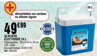 GlaciĂšre electrique 24l