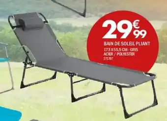 La Foir'Fouille Bain de soleil pliant offre