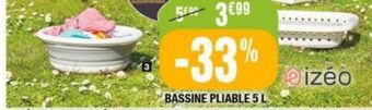 La Foir'Fouille Bassine pliable 5l offre