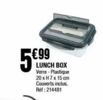 La Foir'Fouille Lunch box offre