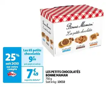 Auchan LES PETITS CHOCOLATÉS BONNE MAMAN offre